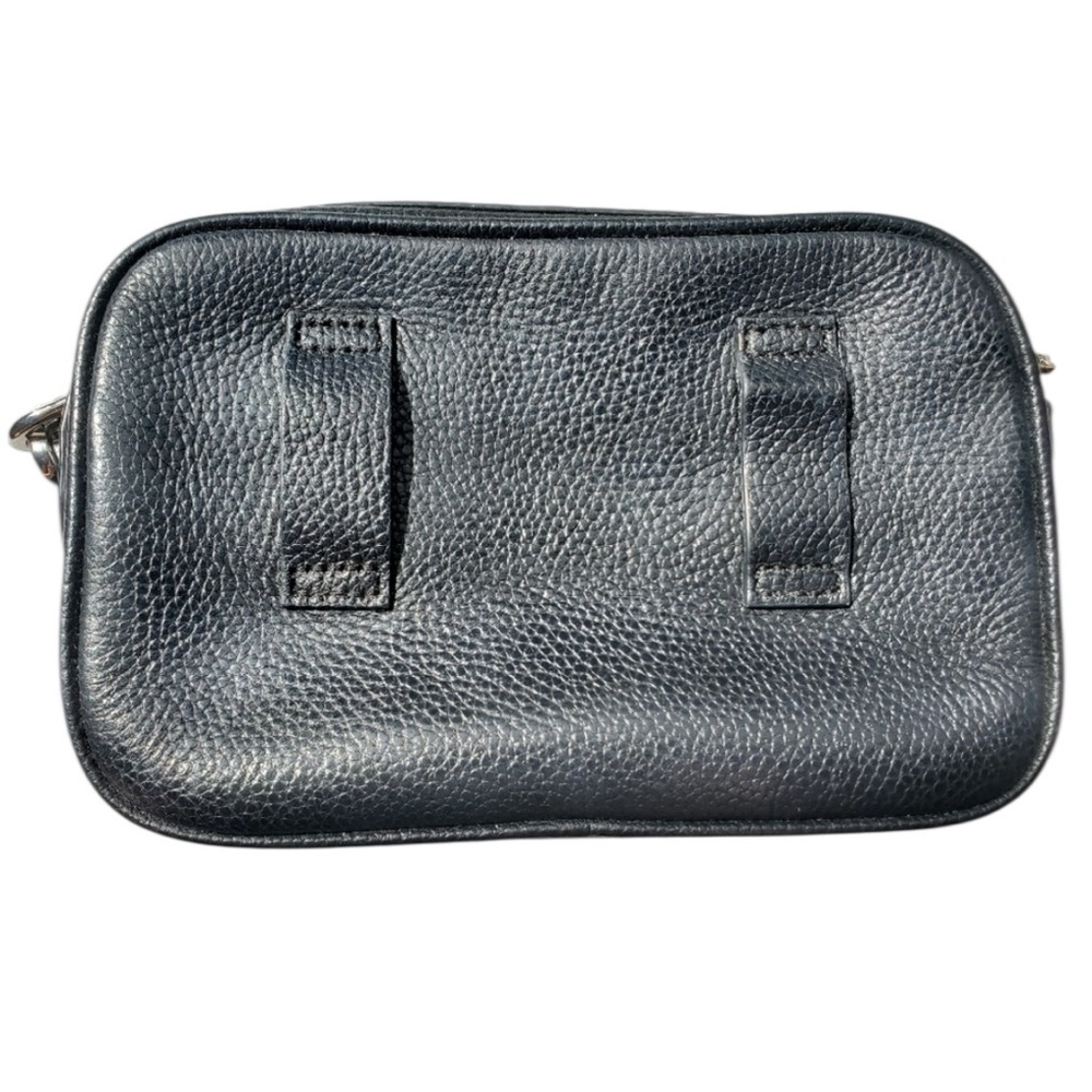 Michael Kors Black pebble Leather Pouch Fanny Pack /Crossbody - Picture 2 of 5
